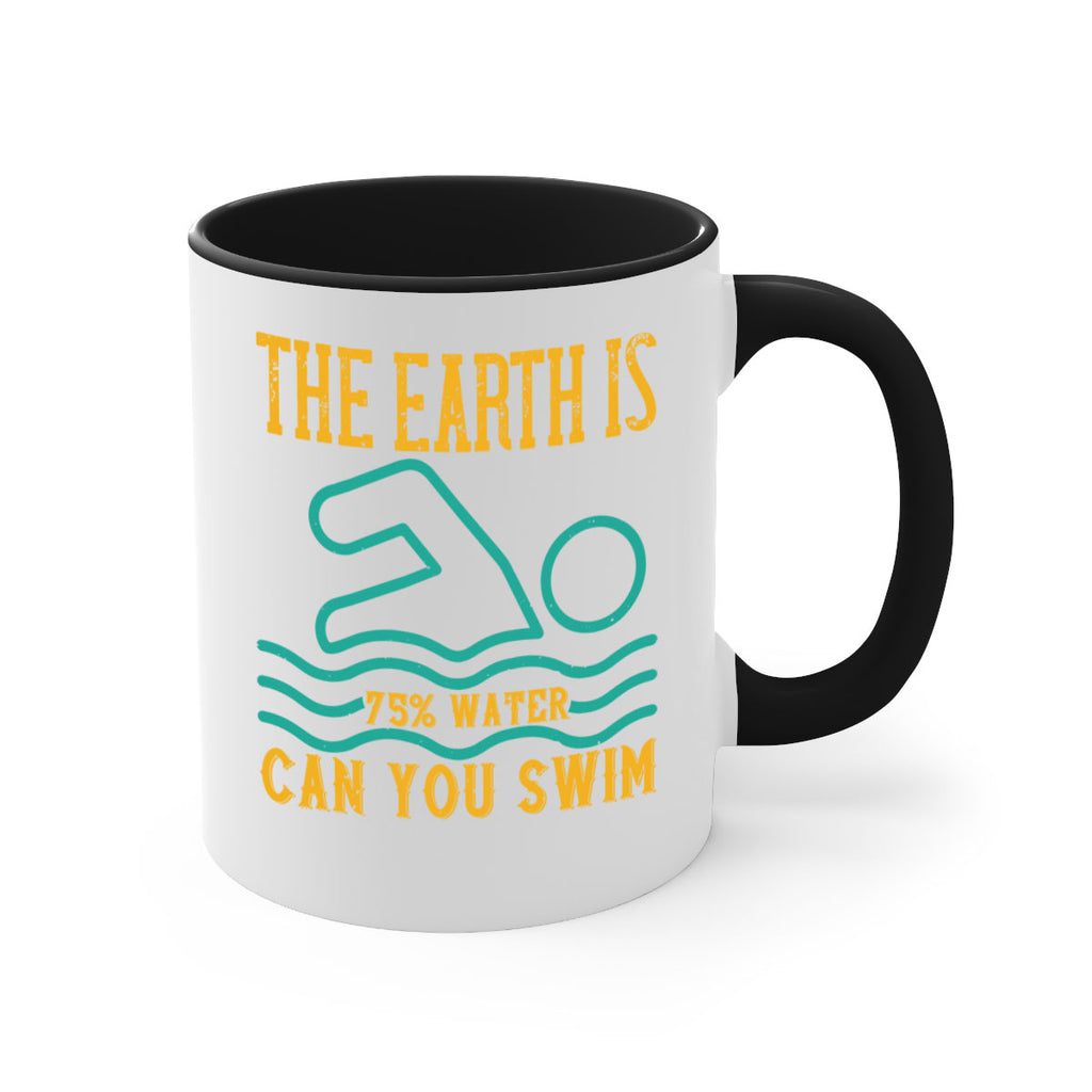 THE EARTH IS WATER CAN YOU SWIM 204#- swimming-Mug / Coffee Cup