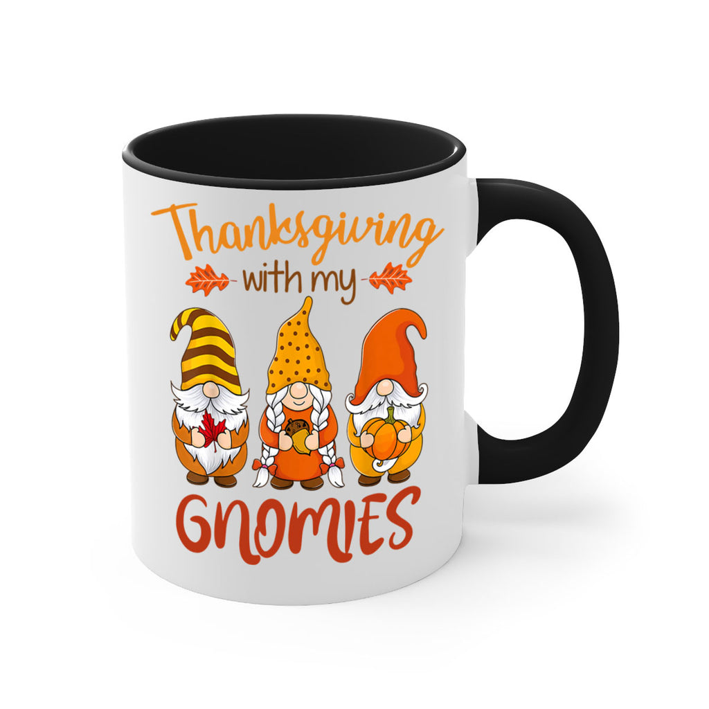 ThanksgivingWithGnomiesFall 610#- fall-Mug / Coffee Cup