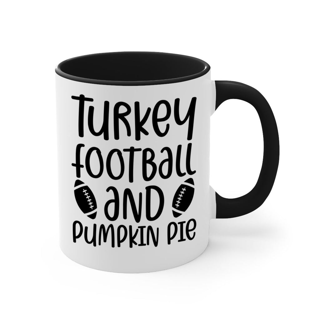 Turkey Football And Pumpkin Pie 622#- fall-Mug / Coffee Cup