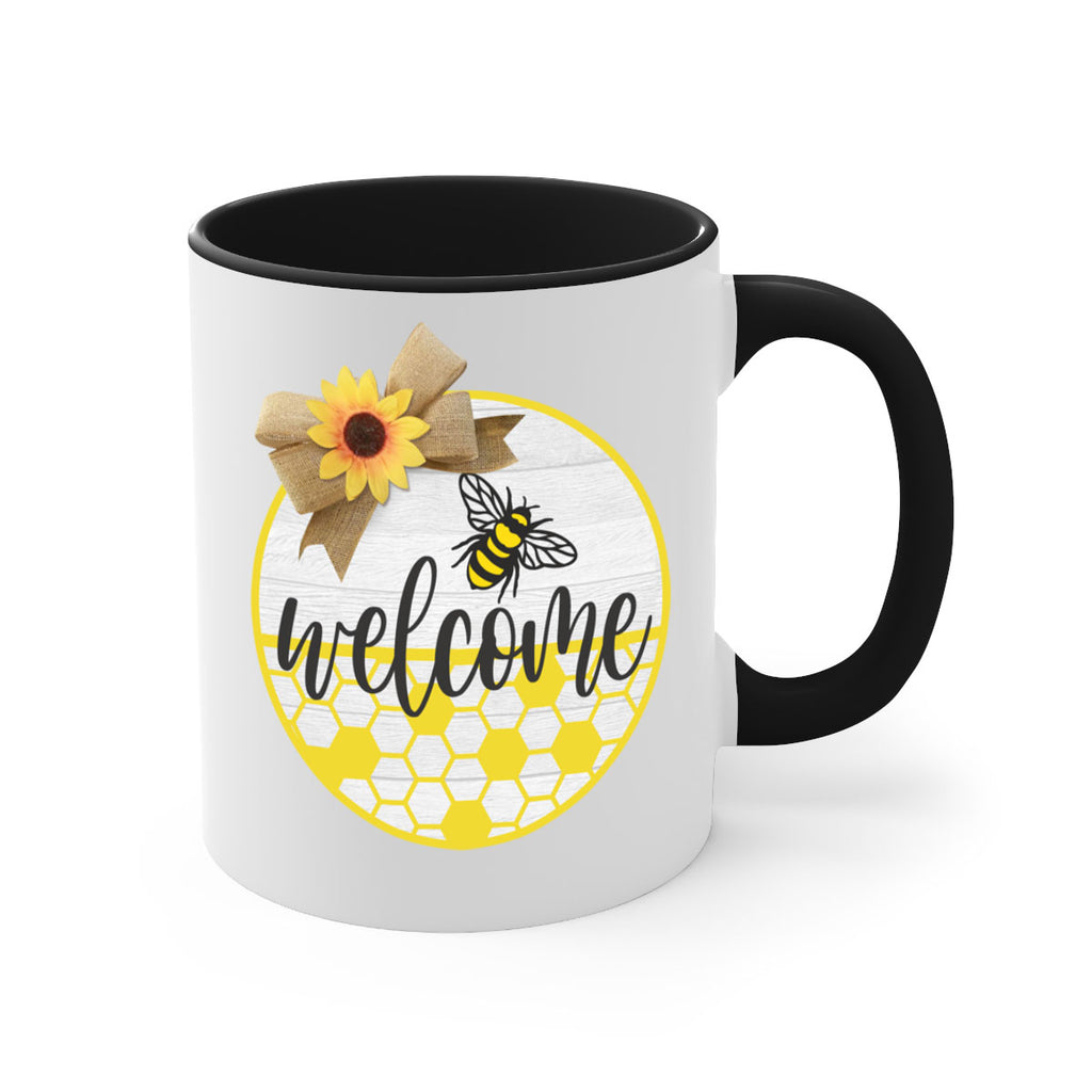 Welcome Bee and hive Mockup566#- spring-Mug / Coffee Cup