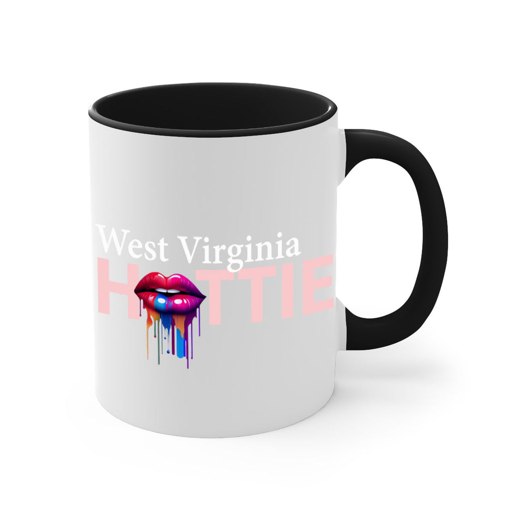 West Virginia Hottie with dripping lips 122#- Hottie Collection-Mug / Coffee Cup