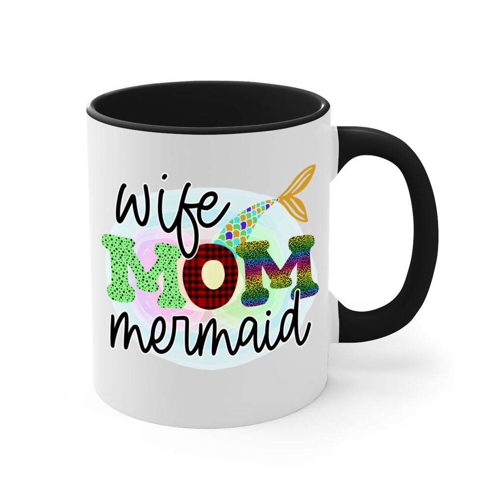 Wife Mom Mermaid 674#- mermaid-Mug / Coffee Cup