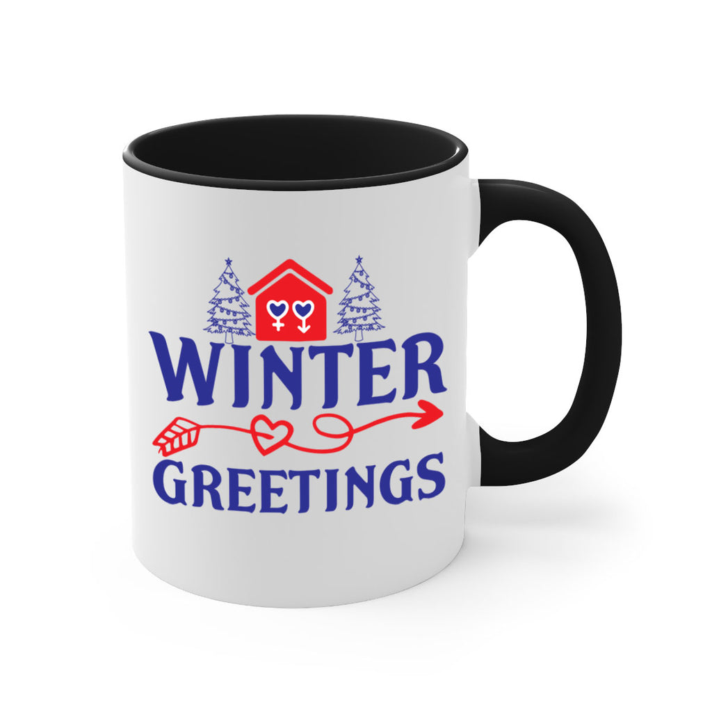 Winter Greetings 551#- winter-Mug / Coffee Cup
