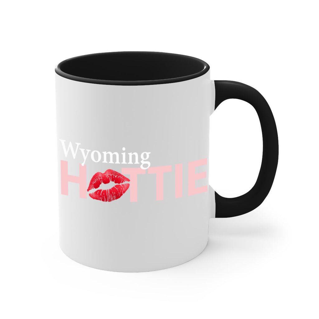 Wyoming Hottie With Red Lips 104#- Hottie Collection-Mug / Coffee Cup