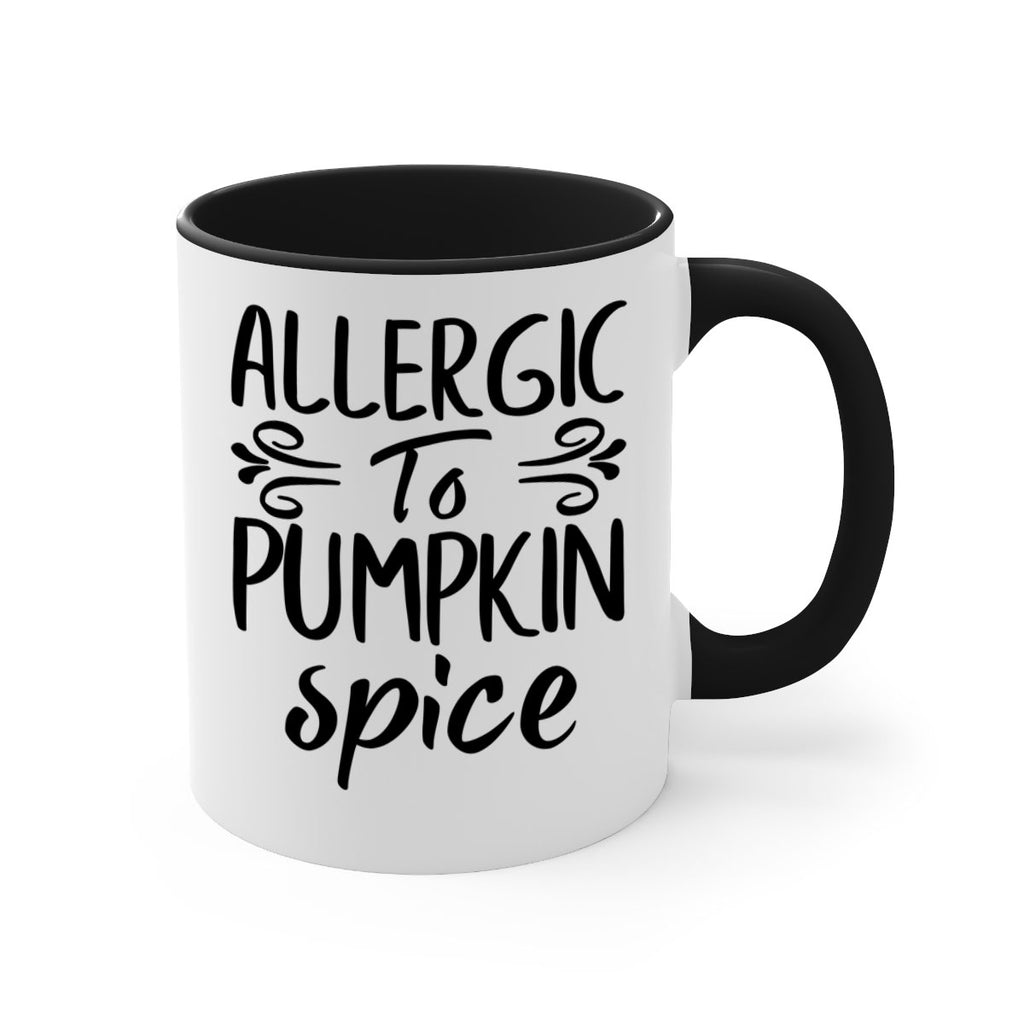 allergic to pumpkin spice 8#- fall-Mug / Coffee Cup