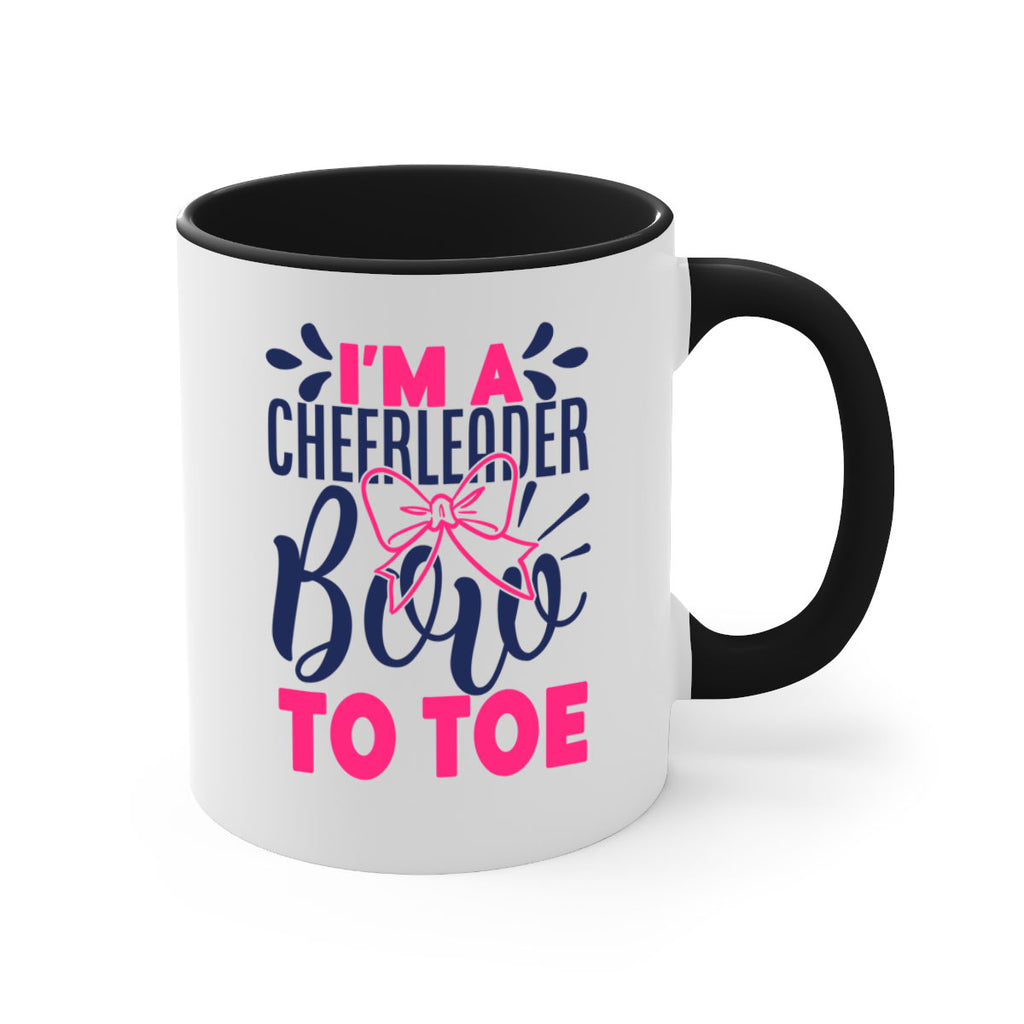 im a cheerleader bow to toe 1742#- cheer-Mug / Coffee Cup