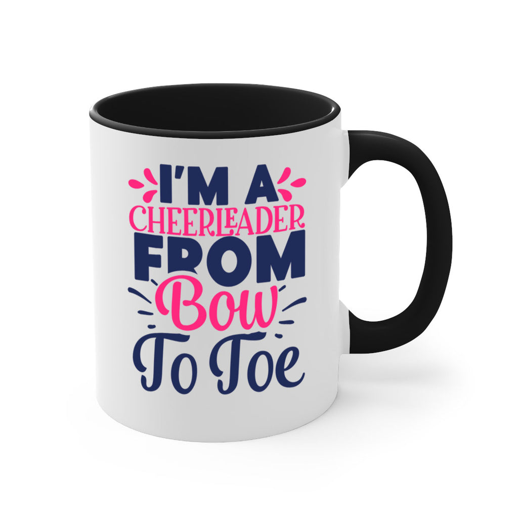 im a cheerleader bow to toe 1743#- cheer-Mug / Coffee Cup