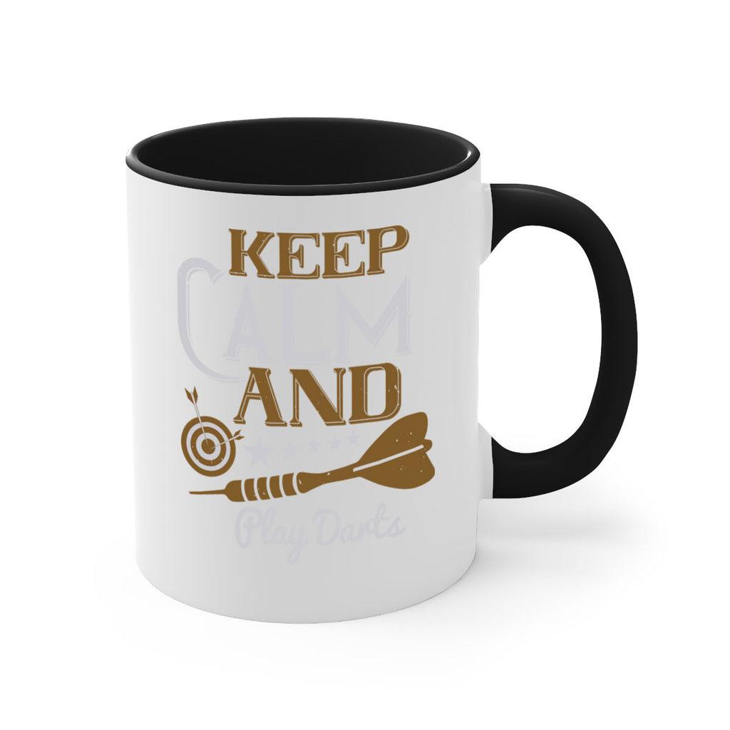 keep calm and play darts 1985#- darts-Mug / Coffee Cup