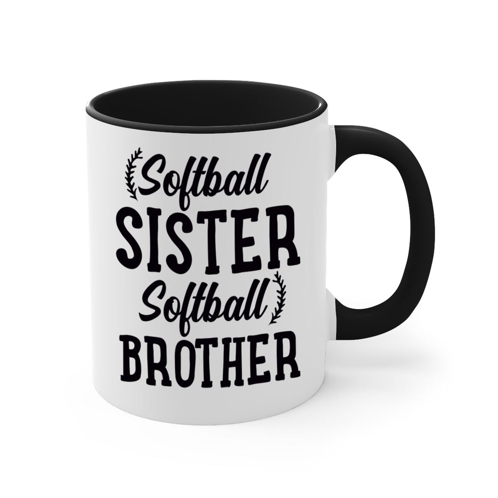 softball sister softball brother 2273#- softball-Mug / Coffee Cup