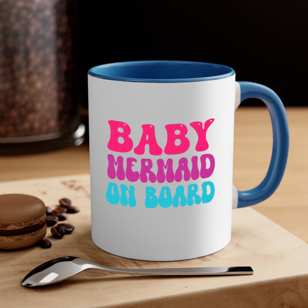 Baby Mermaid On Board 19#- mermaid-Mug / Coffee Cup