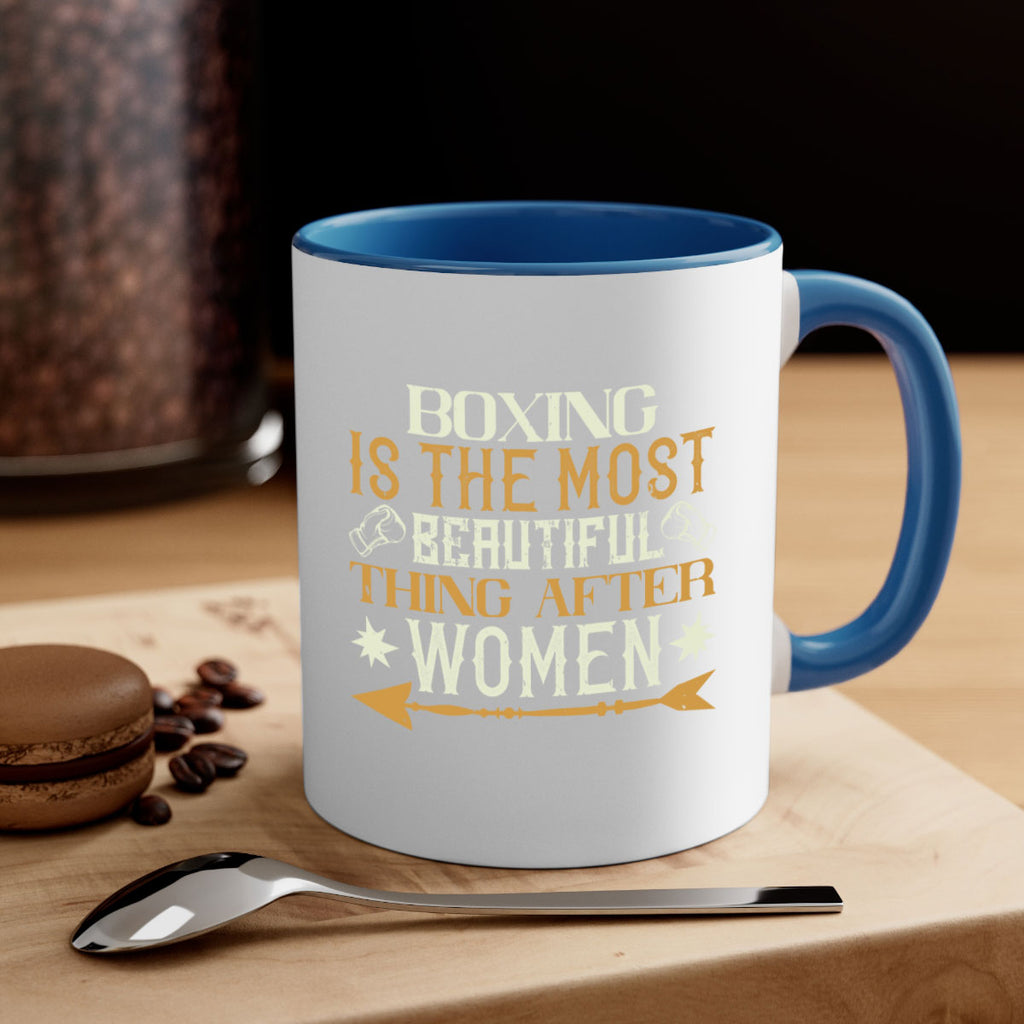 Boxing is the most beautiful thing after women 2343#- boxing-Mug / Coffee Cup