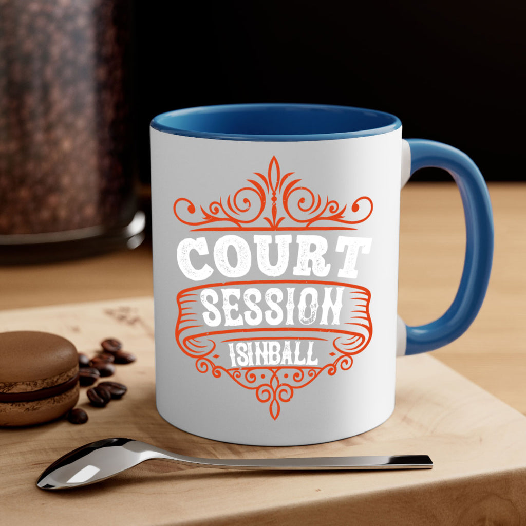 Court is in ball session 1350#- basketball-Mug / Coffee Cup