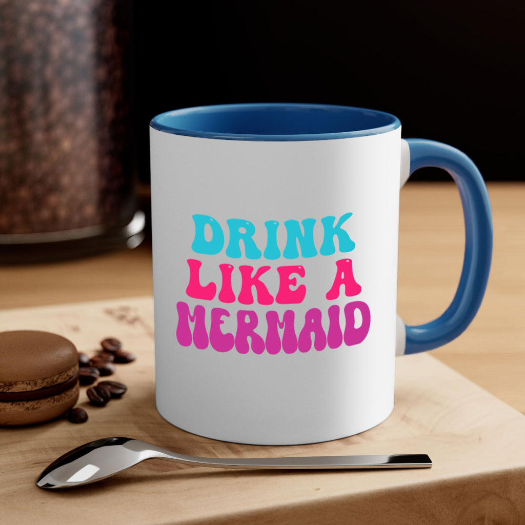 Drink Like A Mermaid 141#- mermaid-Mug / Coffee Cup