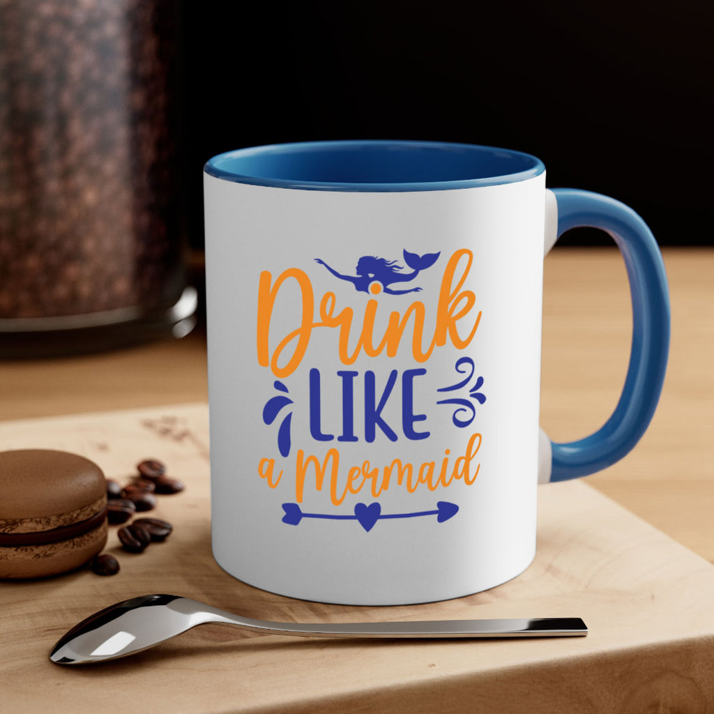 Drink Like a Mermaid 137#- mermaid-Mug / Coffee Cup