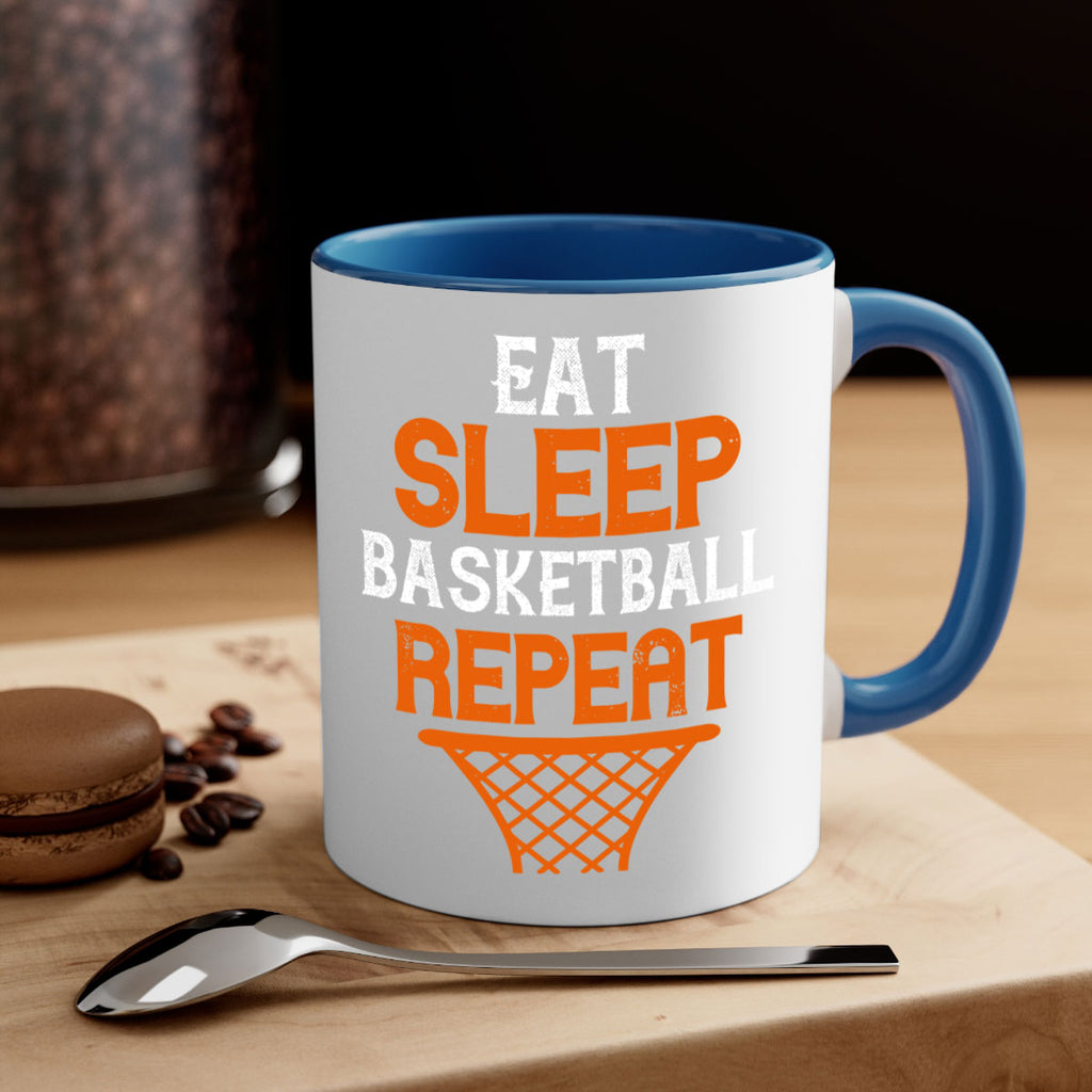 Eat more sleep basketball repeat 2350#- basketball-Mug / Coffee Cup