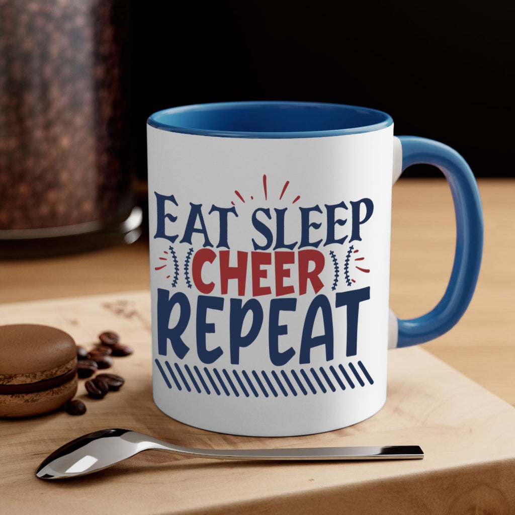 Eat sleep cheer repeat 1547#- football-Mug / Coffee Cup