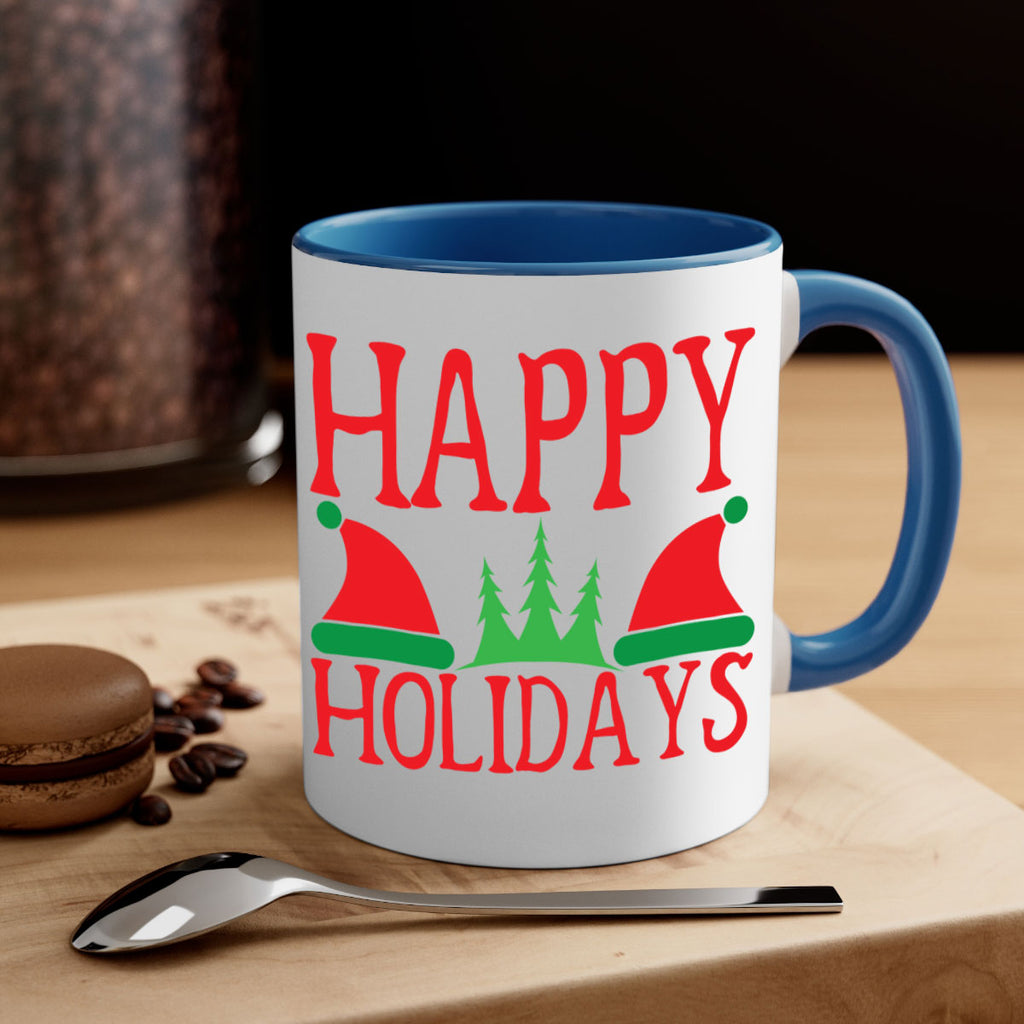 Happy Holidays 136#- winter-Mug / Coffee Cup