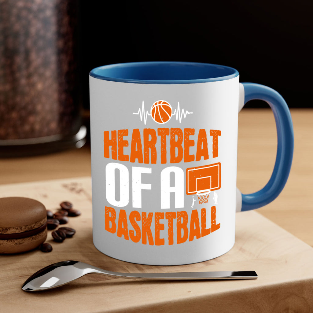 Heartbeat of a basketball 2298#- basketball-Mug / Coffee Cup