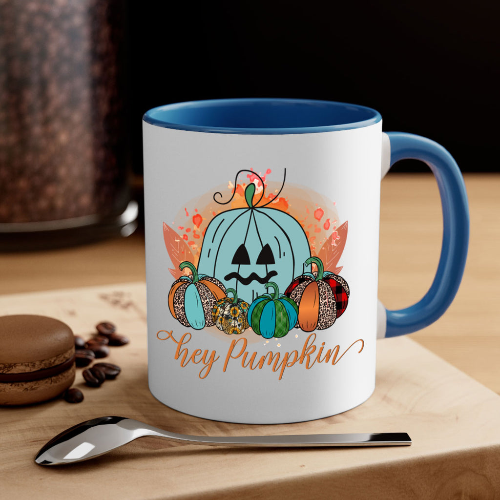 Hey Pumpkin 302#- fall-Mug / Coffee Cup