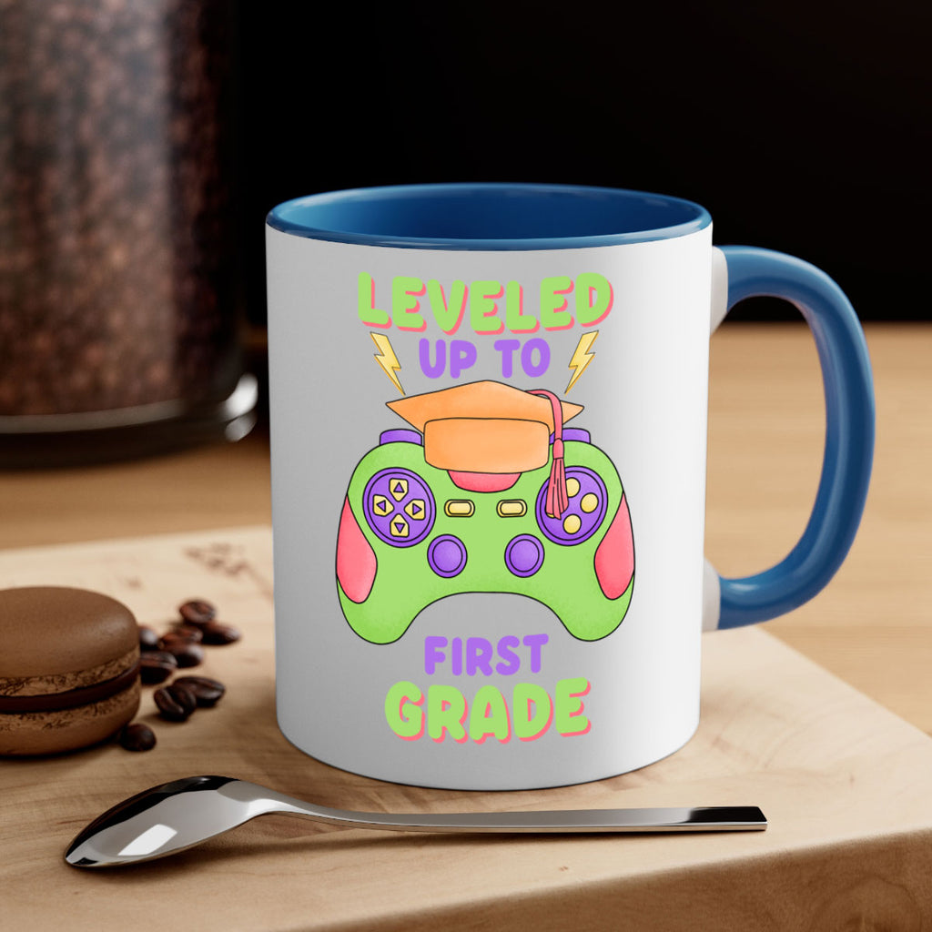 Leveled up to 1st Grade 10#- First Grade-Mug / Coffee Cup