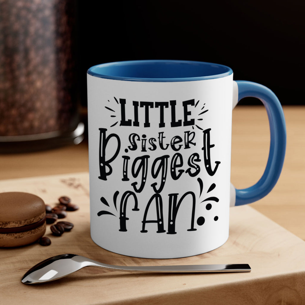 Little Sister Biggest Fan 2055#- baseball-Mug / Coffee Cup