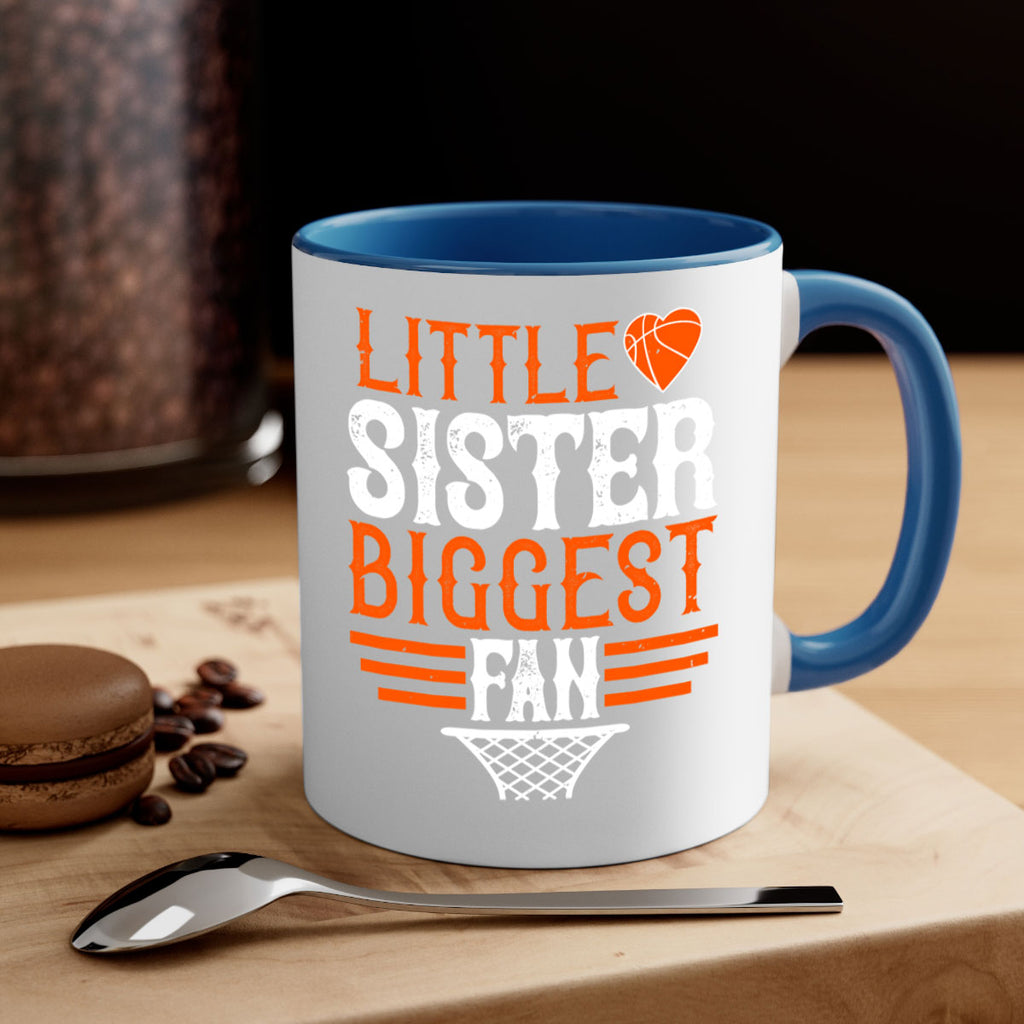 Little sister biggest fan 837#- basketball-Mug / Coffee Cup