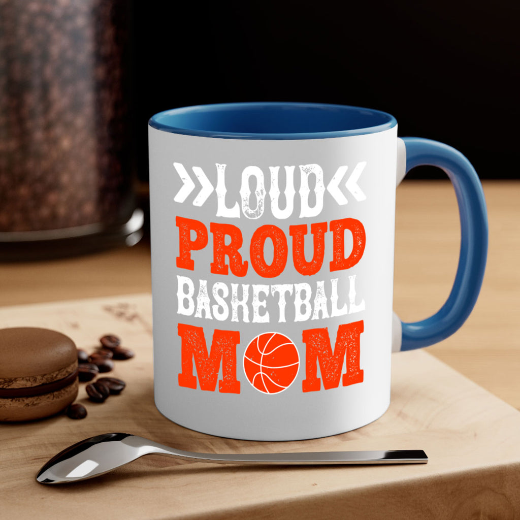 Loud proud basketball mom 741#- basketball-Mug / Coffee Cup