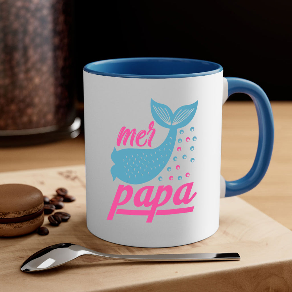 Mer Papa 344#- mermaid-Mug / Coffee Cup