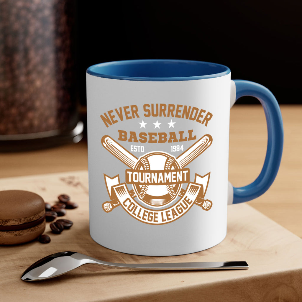 Never 624#- baseball-Mug / Coffee Cup