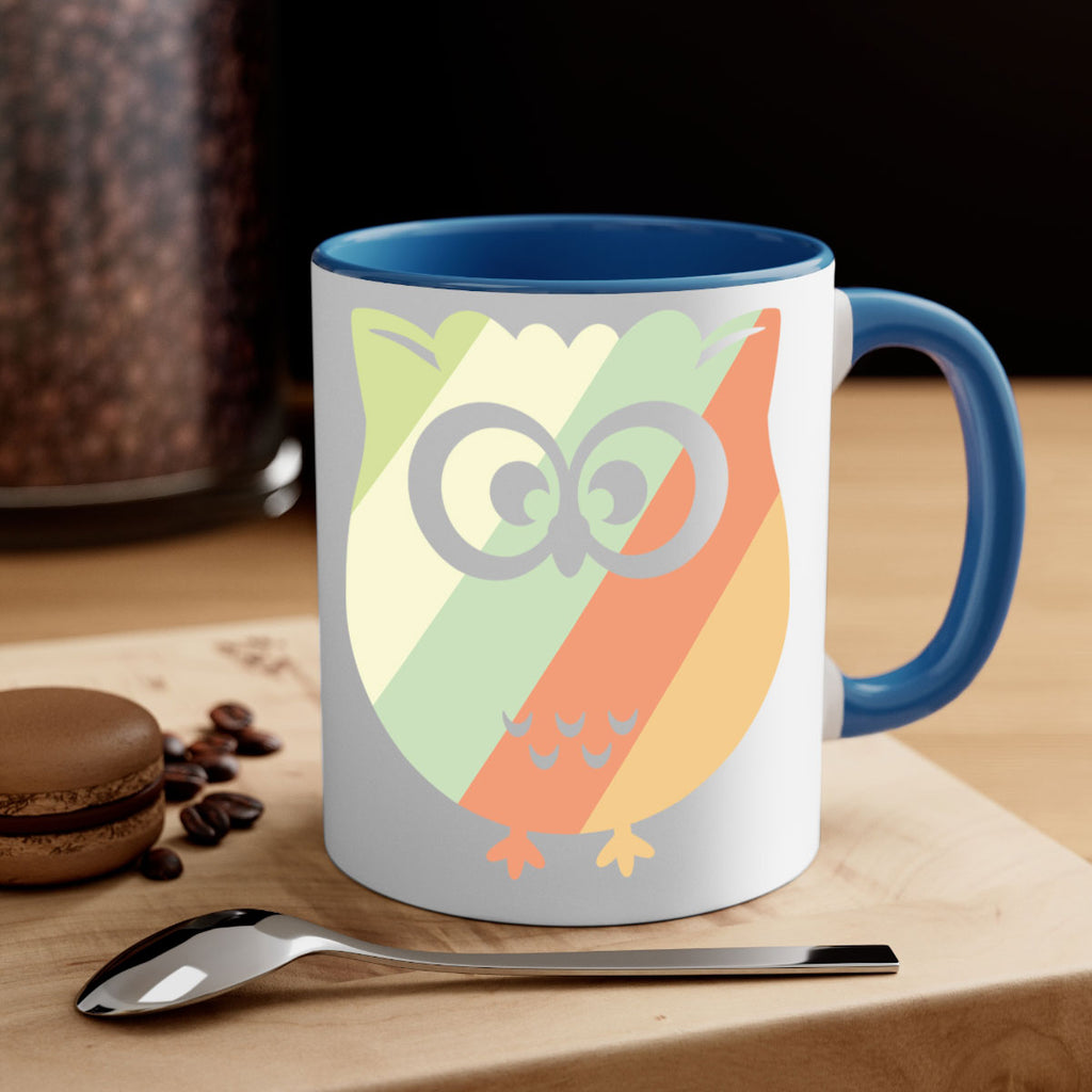 Owl Retro Style Vintage A TurtleRabbit 15#- owl-Mug / Coffee Cup