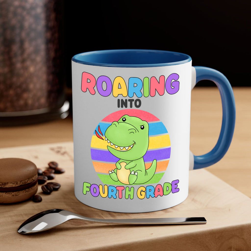 Roaring to 4th Grade Trex 24#- 4th grade-Mug / Coffee Cup