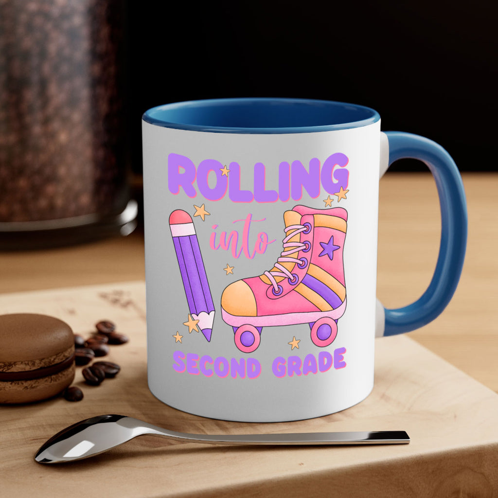 Rolling into 2nd Grade 24#- second grade-Mug / Coffee Cup