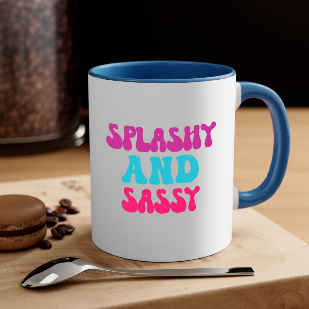 Splashy And Sassy 622#- mermaid-Mug / Coffee Cup