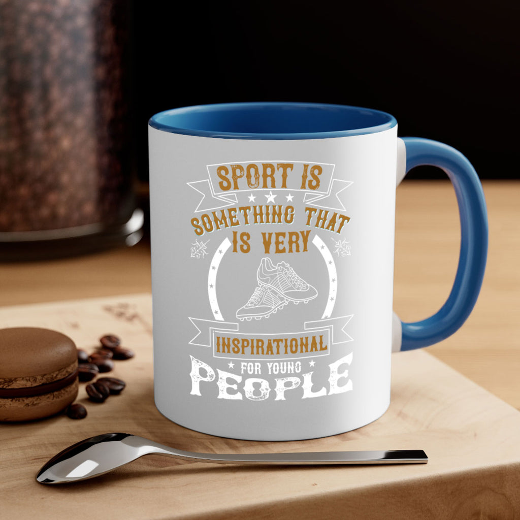 Sport is something that is very inspirational for young people 432#- soccer-Mug / Coffee Cup