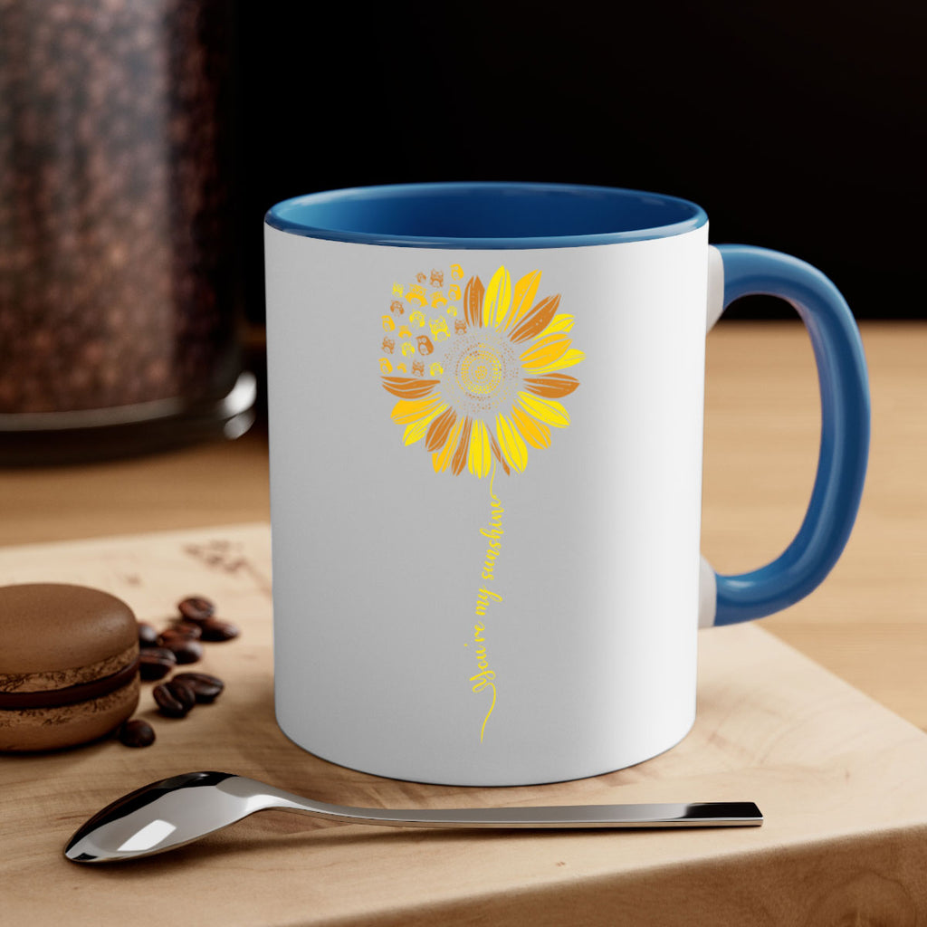 Sunflower Owl You Are My A TurtleRabbit 19#- owl-Mug / Coffee Cup