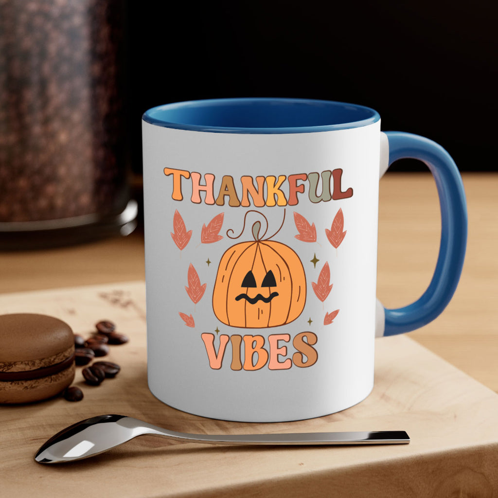Thankful Vibes 607#- fall-Mug / Coffee Cup