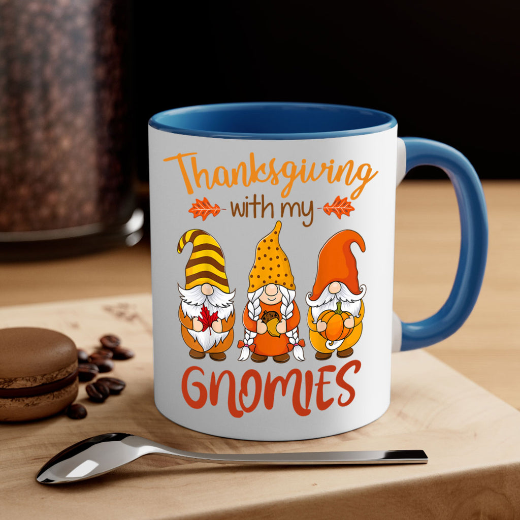 ThanksgivingWithGnomiesFall 610#- fall-Mug / Coffee Cup