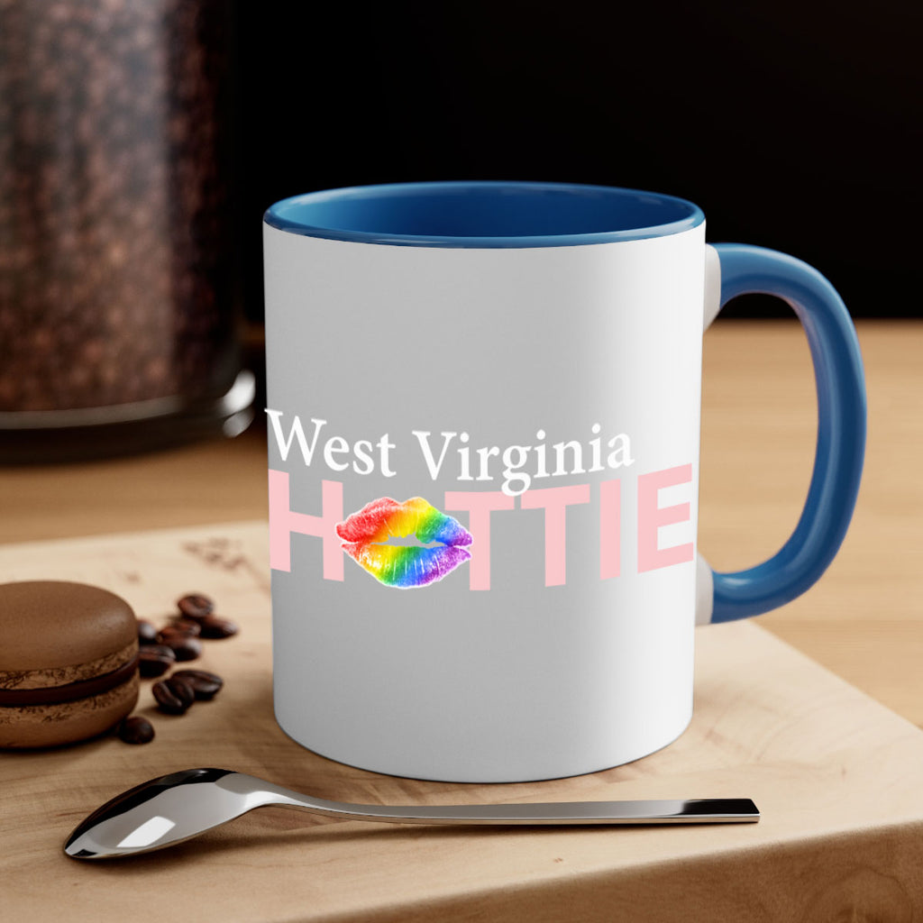West Virginia Hottie with rainbow lips 99#- Hottie Collection-Mug / Coffee Cup