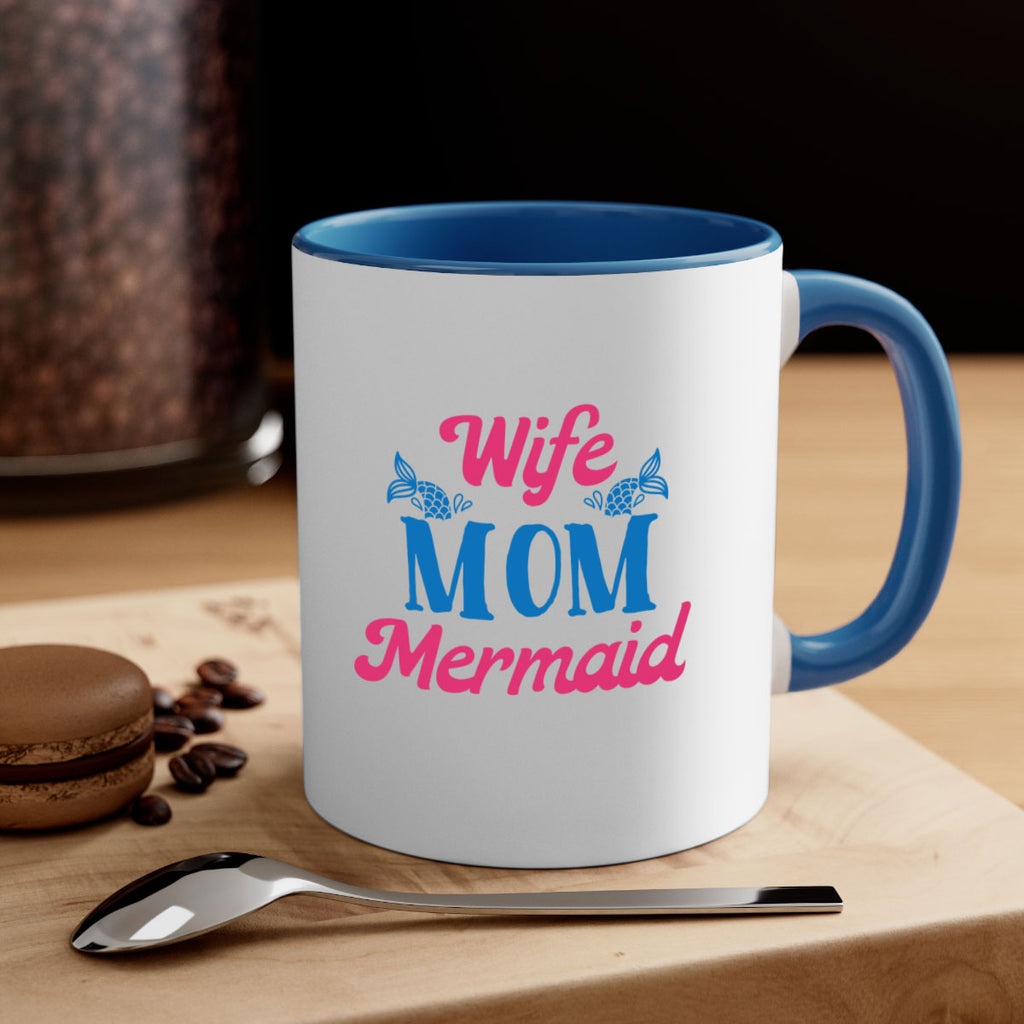 Wife Mom Mermaid 670#- mermaid-Mug / Coffee Cup