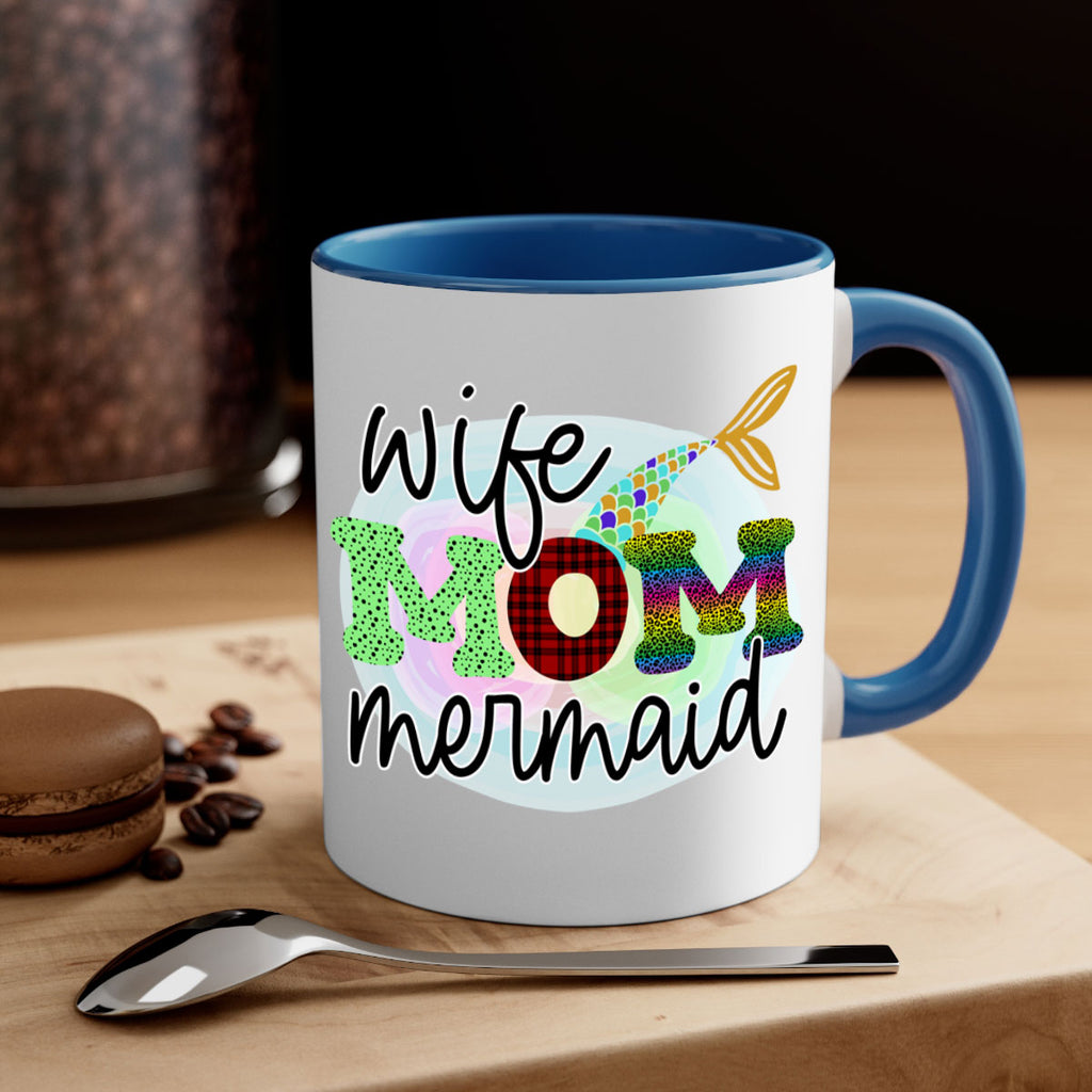 Wife Mom Mermaid 674#- mermaid-Mug / Coffee Cup