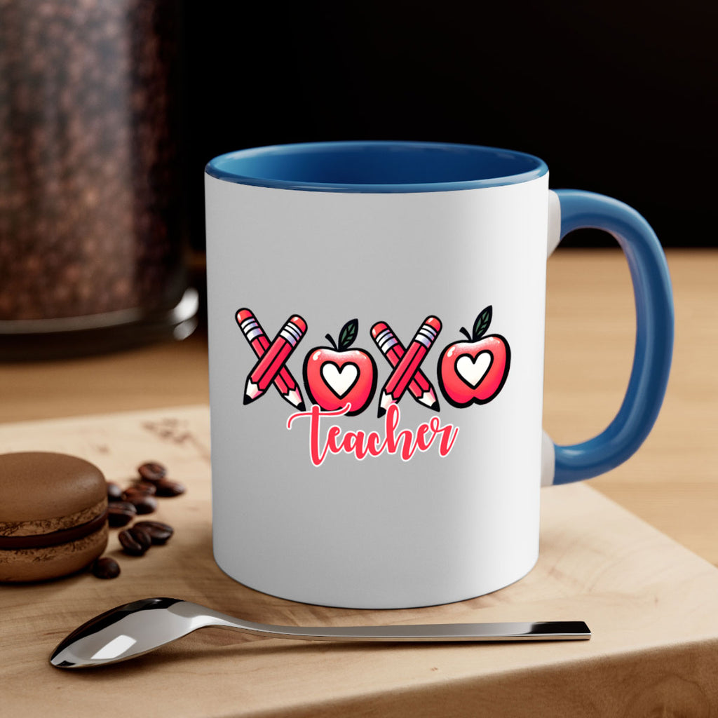 XOXO Teacher Apple Valentine 20#- teacher-Mug / Coffee Cup