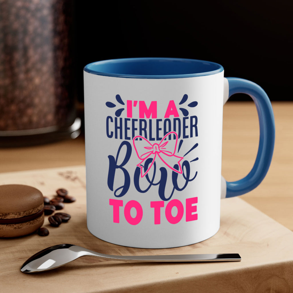 im a cheerleader bow to toe 1742#- cheer-Mug / Coffee Cup