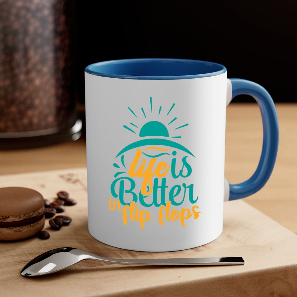 life is better in flip flops Style 89#- Summer-Mug / Coffee Cup