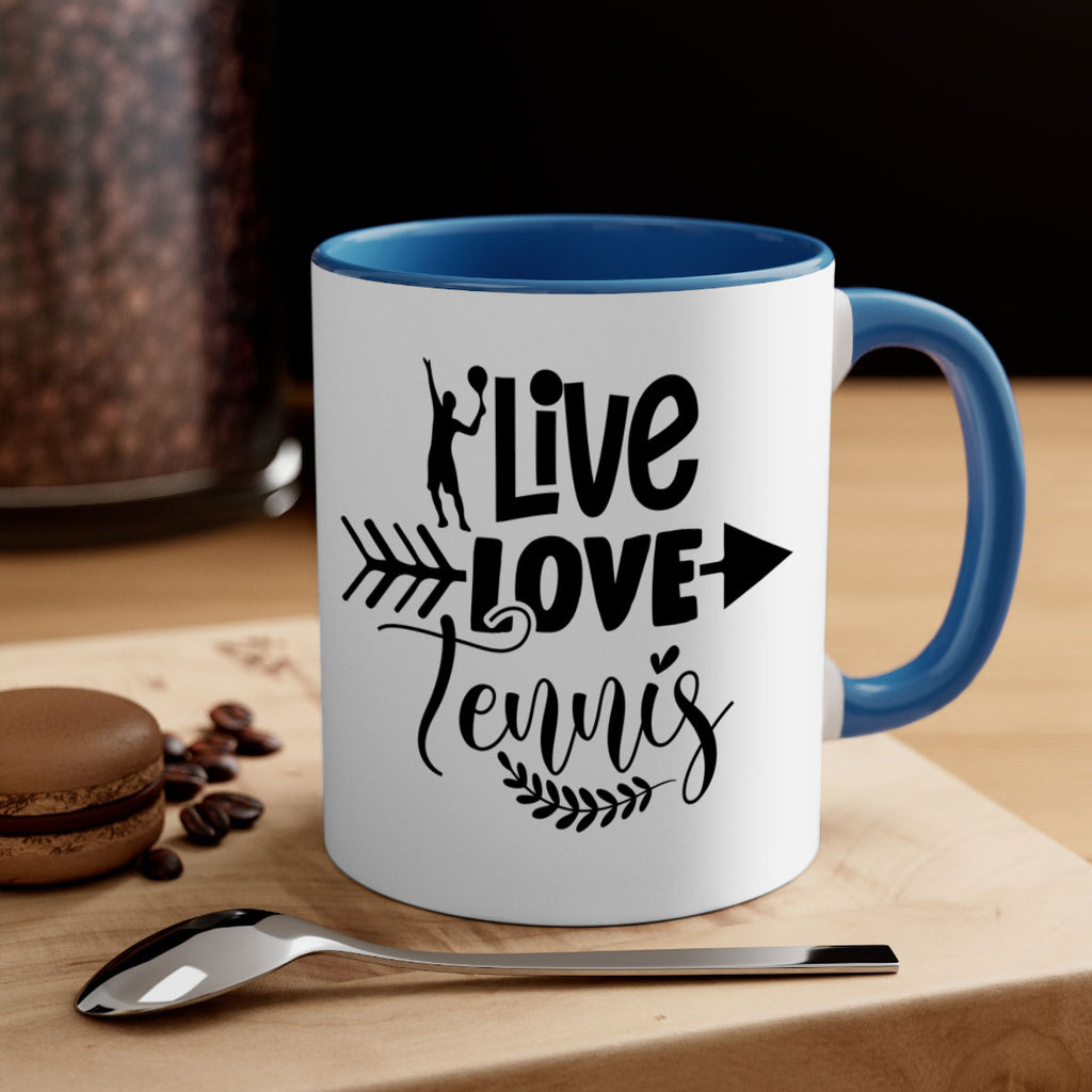 live love Tennis 818#- tennis-Mug / Coffee Cup