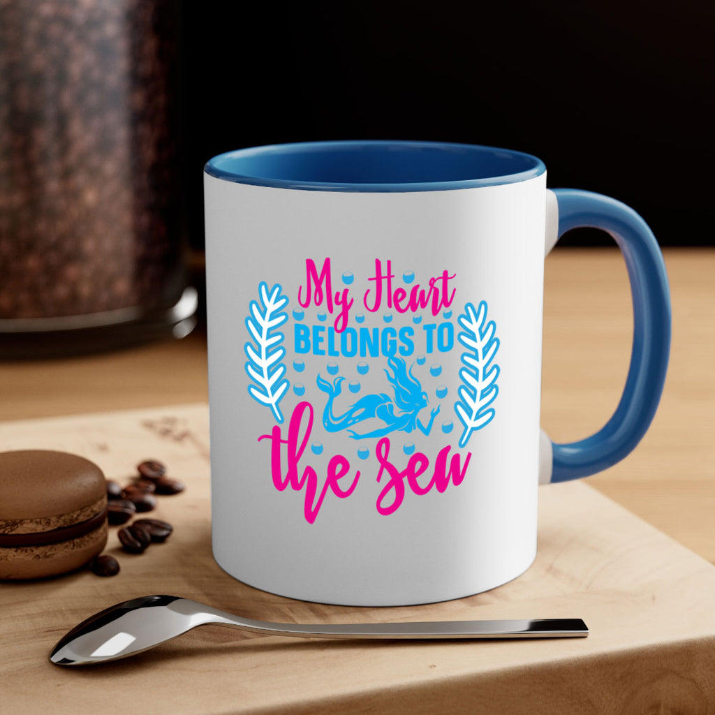 my heart belongs to the sea 516#- mermaid-Mug / Coffee Cup