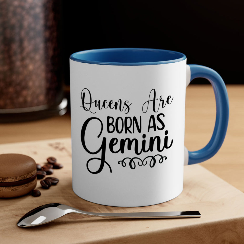 queens are born as gemini 393#- zodiac-Mug / Coffee Cup