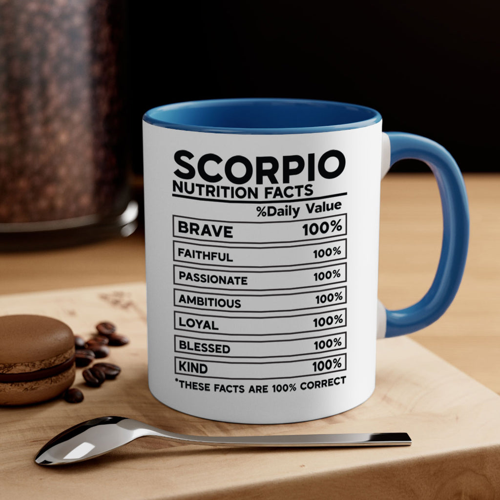 scorpio Nutrition Facts 434#- zodiac-Mug / Coffee Cup