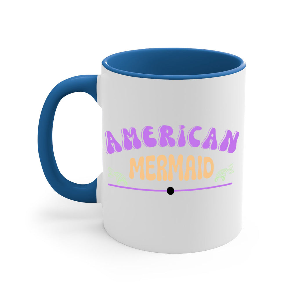American Mermaid 16#- mermaid-Mug / Coffee Cup