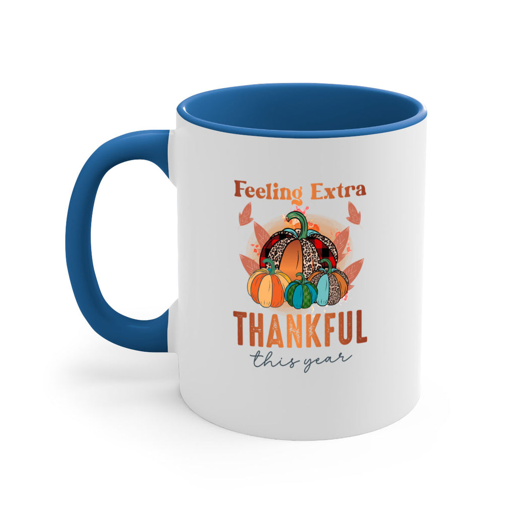 Feeling Extra THankful this year 181#- fall-Mug / Coffee Cup