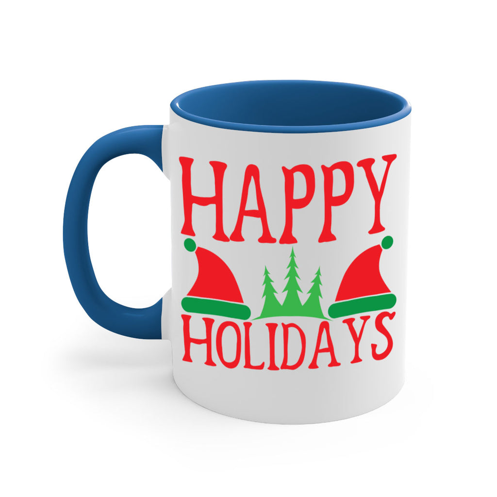 Happy Holidays 136#- winter-Mug / Coffee Cup